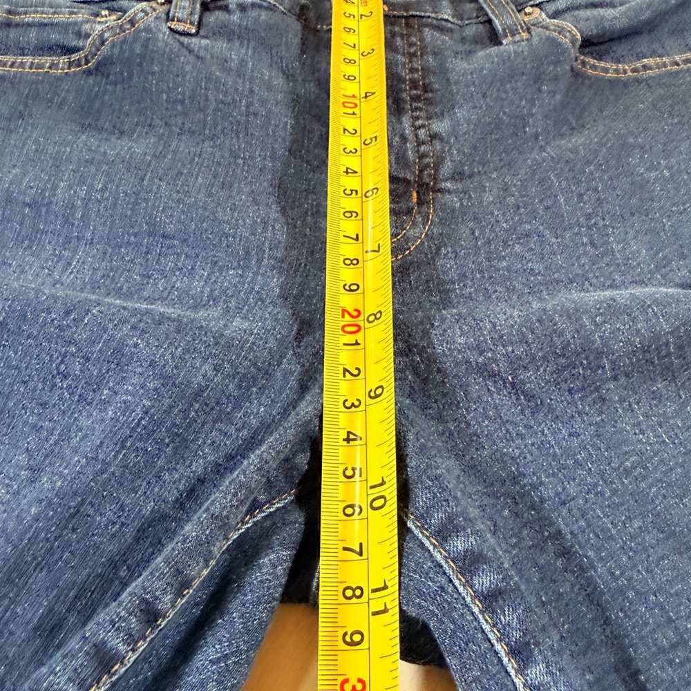 Lauren Ralph Lauren Modern Straight Leg Jeans Dark Indigo Wash Size 6 - Picture 10 of 16